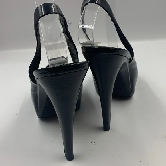 High heel slingback pumps. - Picture 3 of 4